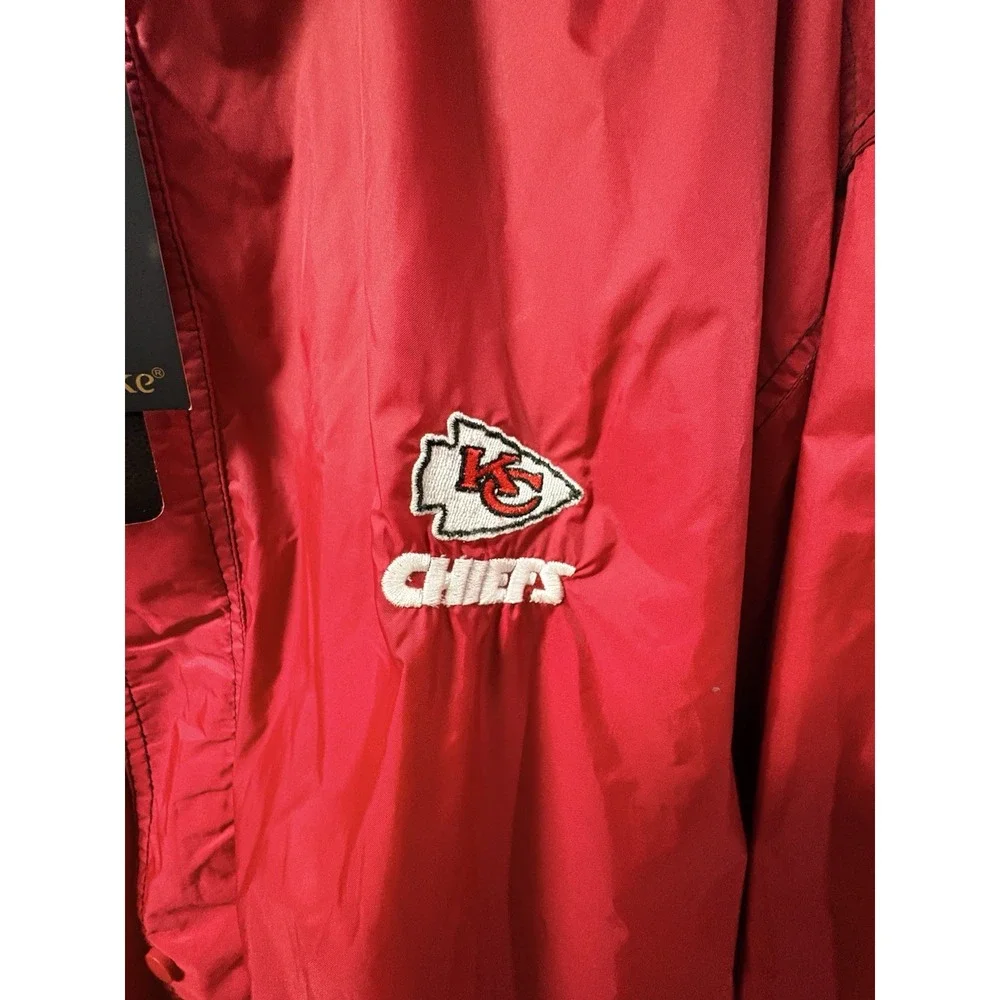 Dunbrooks Kansas City Chiefs Lined Lightweight Jacket XL New Nice NFL
